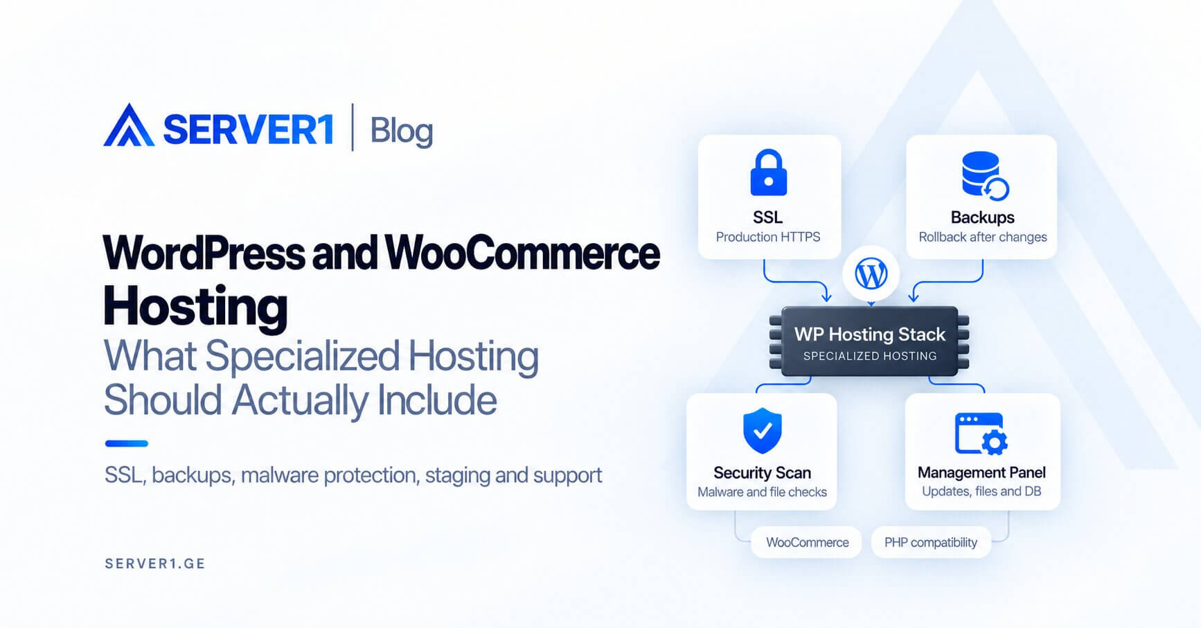 WordPress და WooCommerce ჰოსტინგი: რას უნდა მოიცავდეს სპეციალიზებული გარემო
